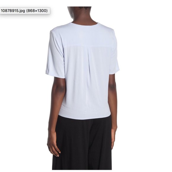 Michael Stars Skylight Surplice Neck Knit Top - Picture 2 of 8